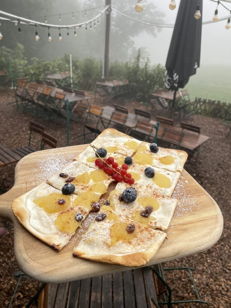 Apfelmusflammkuchen